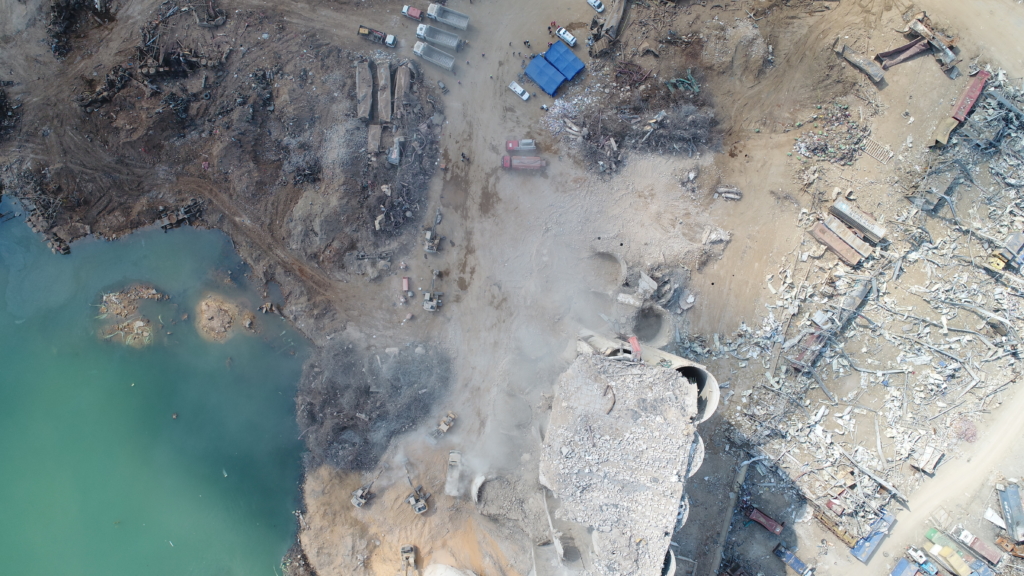 Intervention du GSCF – Explosion port de Beyrouth